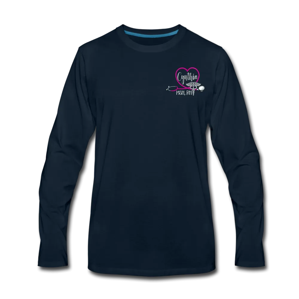 Cynthia MSN, RN Men's Premium Long Sleeve T-Shirt