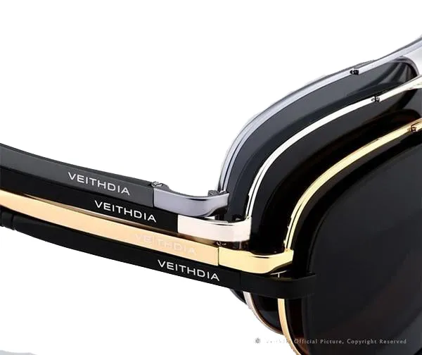 Designer Pilot Polarized Sunglasses 1306