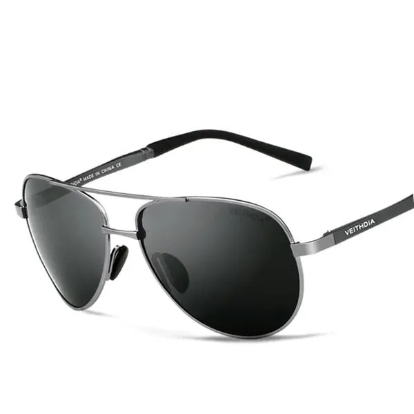 Designer Pilot Polarized Sunglasses 1306