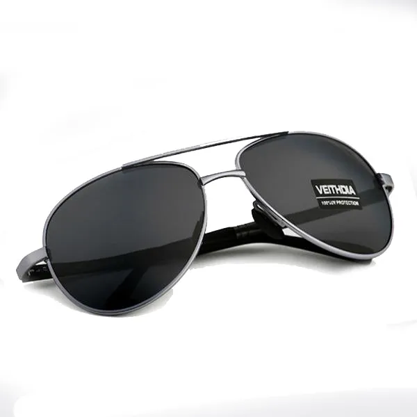 Designer Pilot Polarized Sunglasses 1306