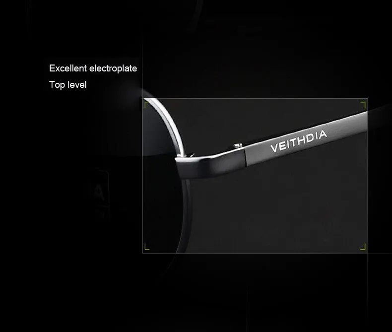 Designer Pilot Polarized Sunglasses 1306