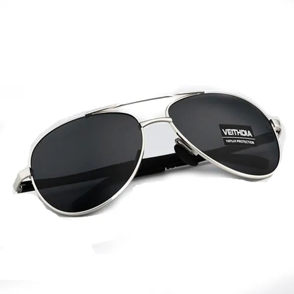 Designer Pilot Polarized Sunglasses 1306