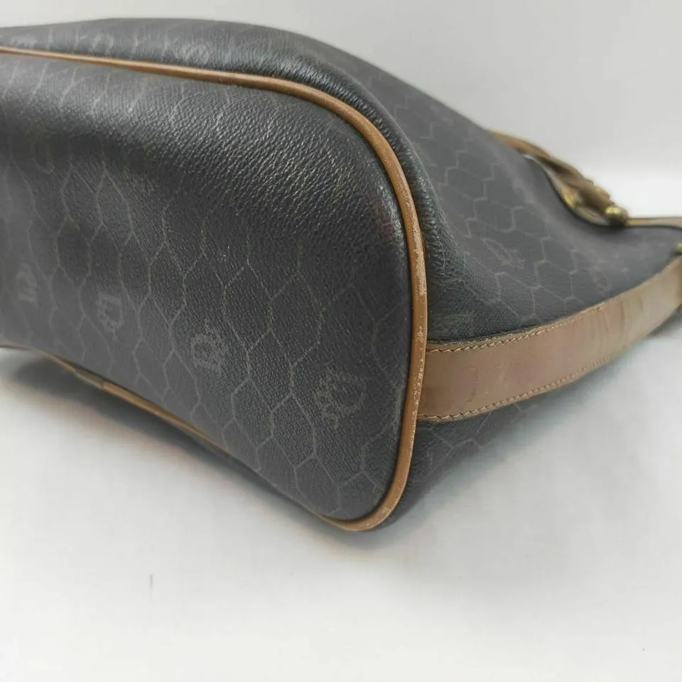 Dior Black Monogram Bucket with Pouch 860637