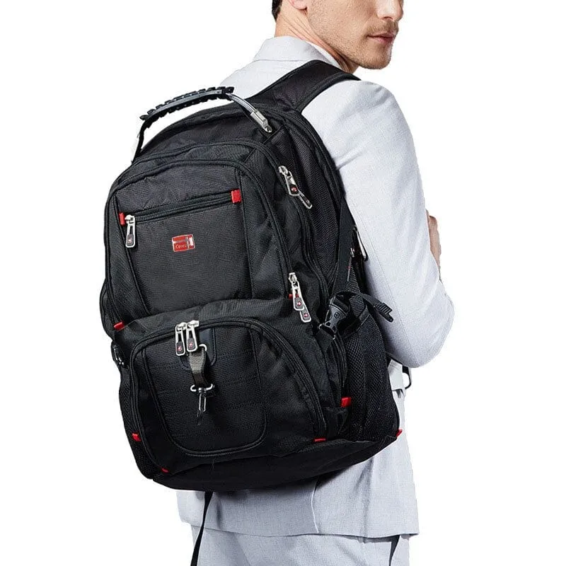 Durable Laptop Backpack USB Charging Port Swiss-Multifunctional