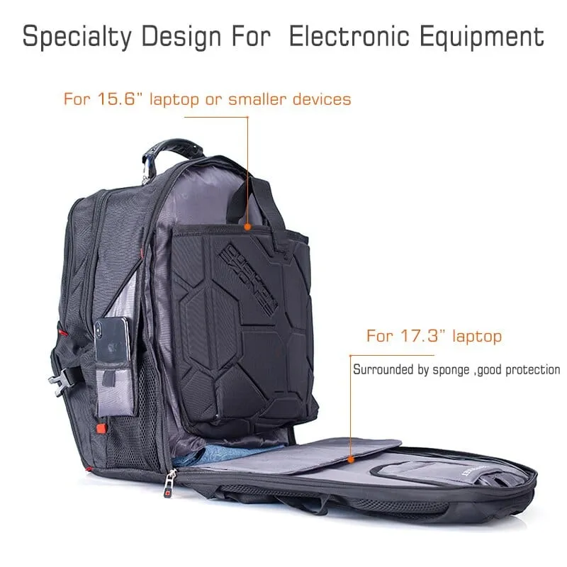 Durable Laptop Backpack USB Charging Port Swiss-Multifunctional