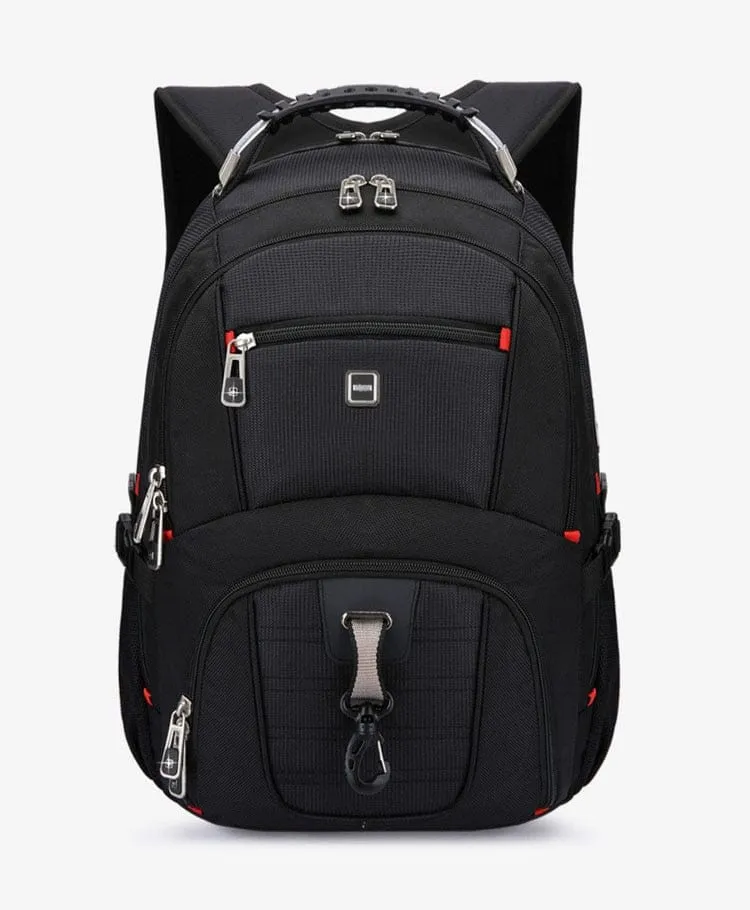 Durable Laptop Backpack USB Charging Port Swiss-Multifunctional