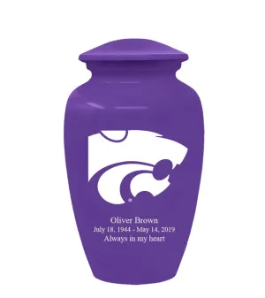 Fan Series - Kansas State University Wildcats Purple Memorial Cremation Urn - IUKST101