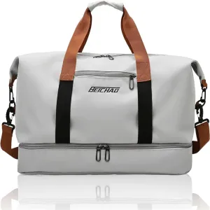 Fashion Travel Bags For Women Large Capacity Men's Sports bag Waterproof Weekend Sac Voyage Female Messenger Bag Dry And Wet