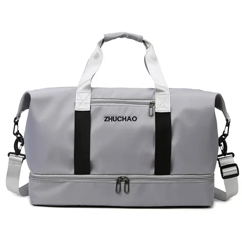 Fashion Travel Bags For Women Large Capacity Men's Sports bag Waterproof Weekend Sac Voyage Female Messenger Bag Dry And Wet