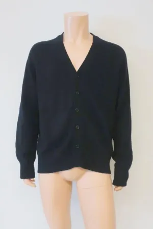 Fendi Cardigan Navy Size 52 V-Neck Sweater
