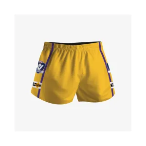 Footy Shorts - Gold/Purple/Gold