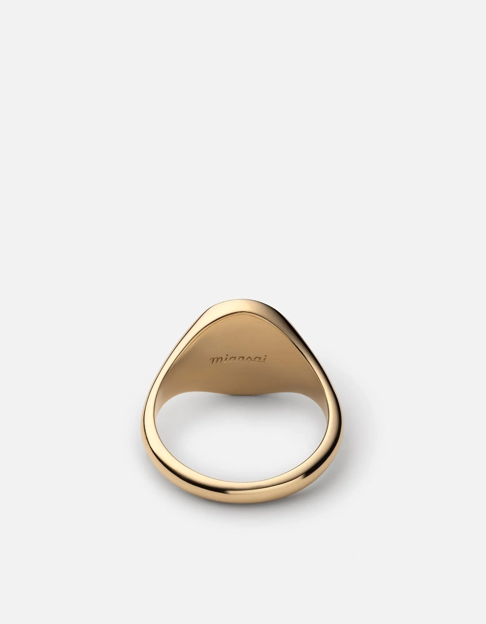 Fortuna Ring, Gold Vermeil/Gray