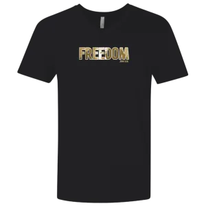 Freedom Men’s Premium Fitted SS V-Neck