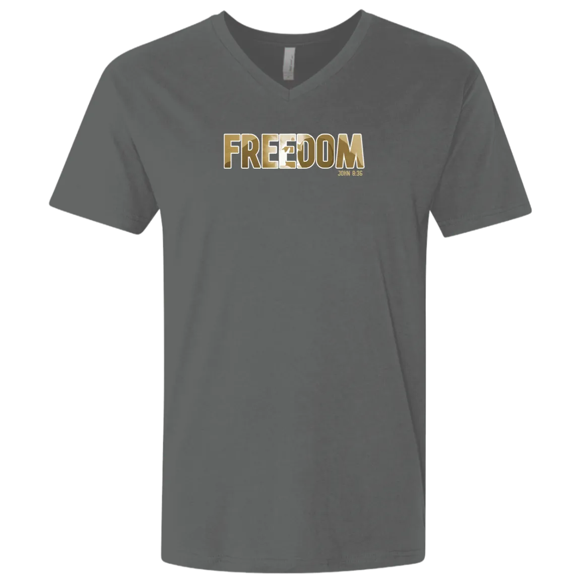Freedom Men’s Premium Fitted SS V-Neck