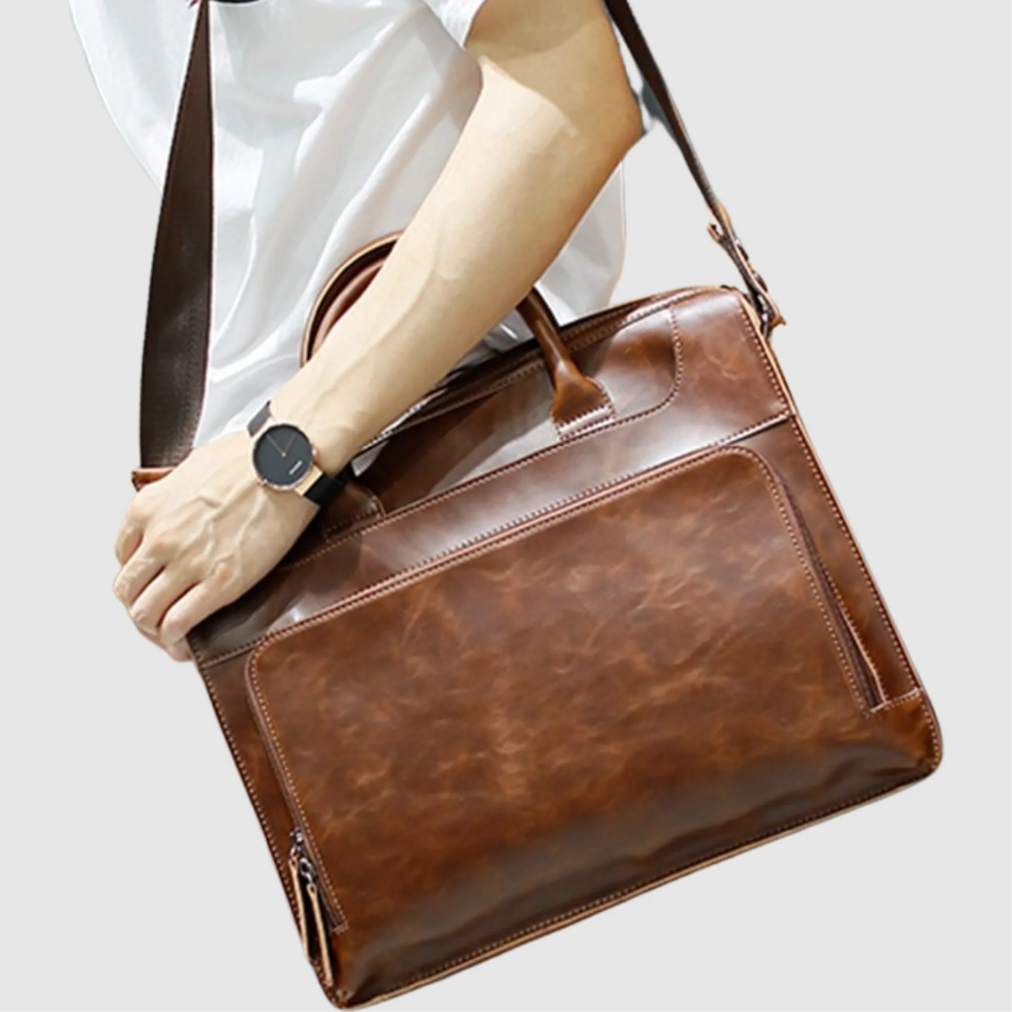 Genuine Leather New Handbag for Men's