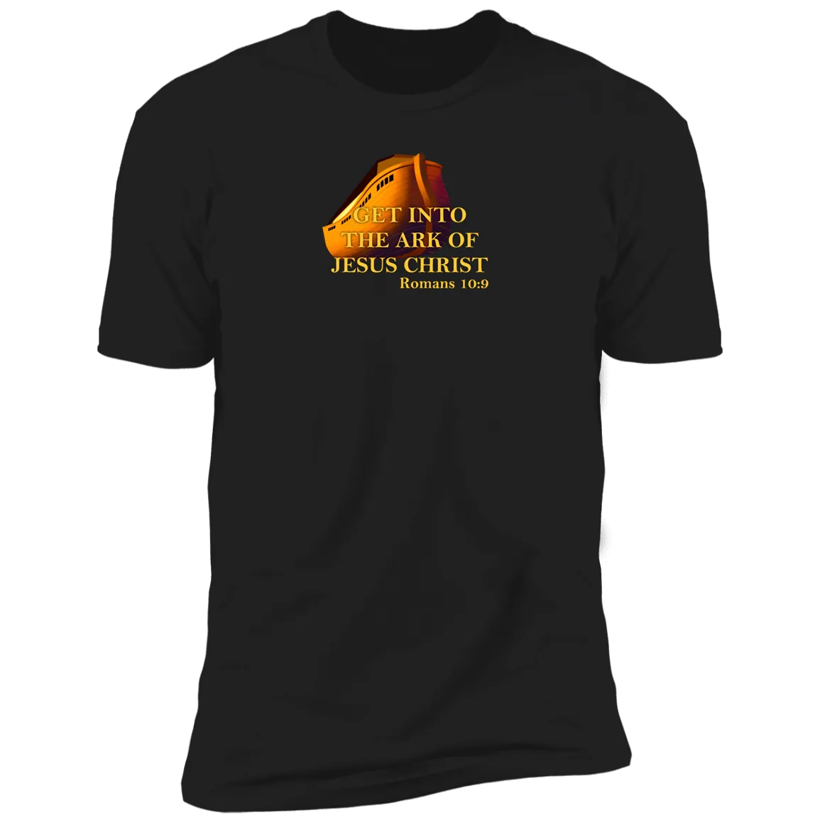 Get Into the Ark of Jesus Christ Men’s Premium Short Sleeve Tee Shirt