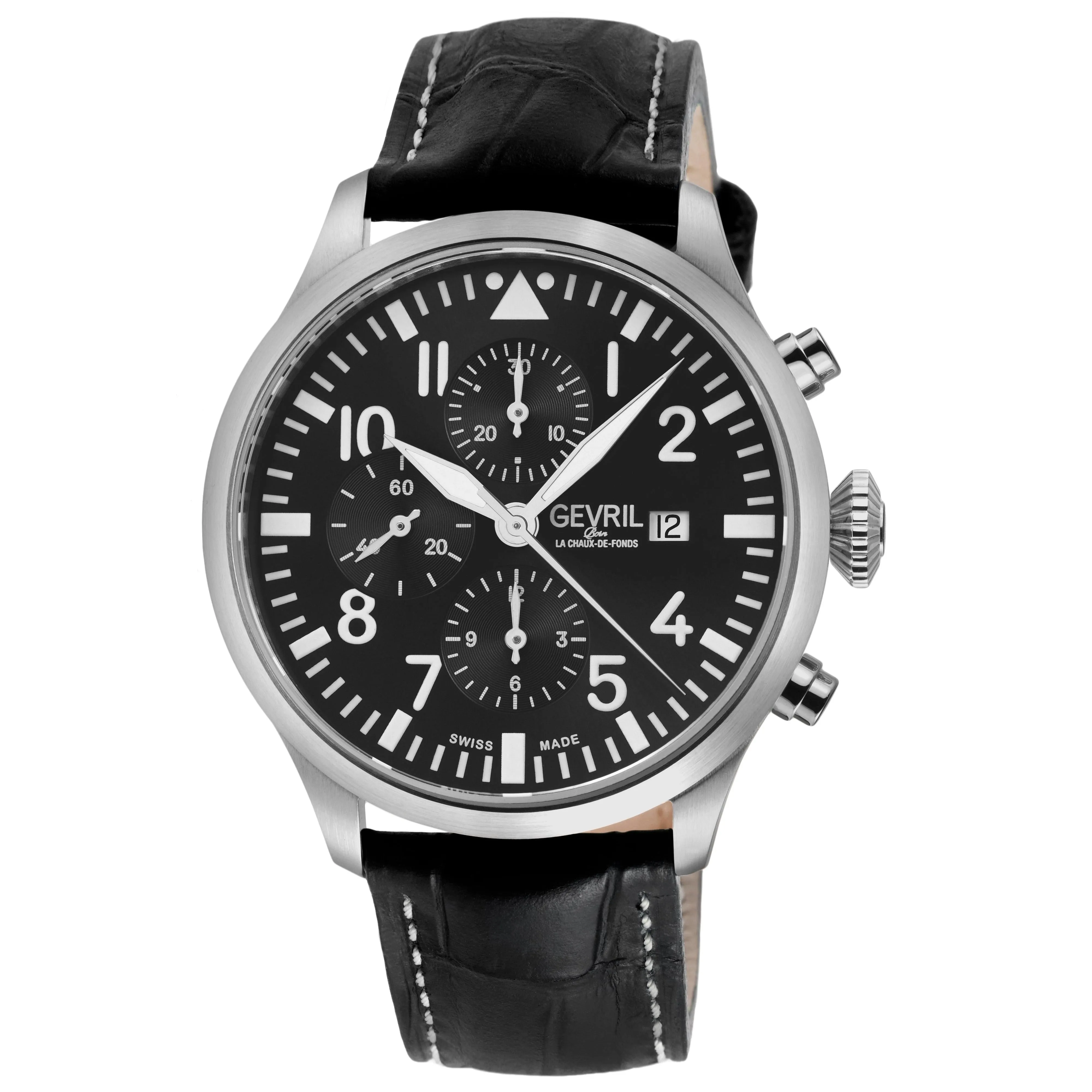 Gevril Vaughn Chronograph- Pilot