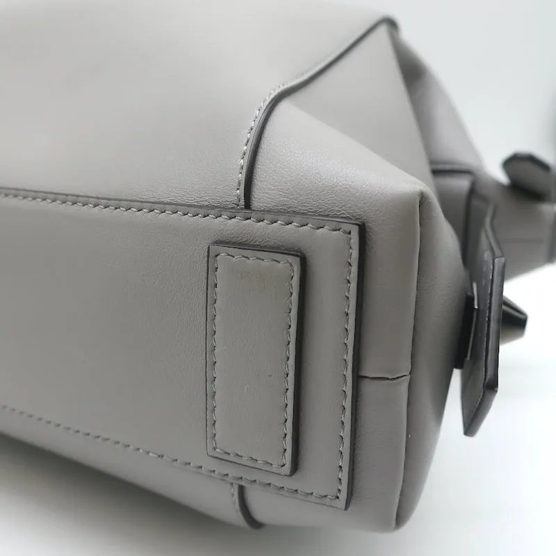 Givenchy Small Antigona Soft Bag Pearl Grey Leather Crossbody