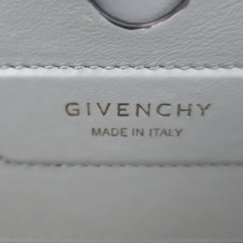 Givenchy Small Antigona Soft Bag Pearl Grey Leather Crossbody