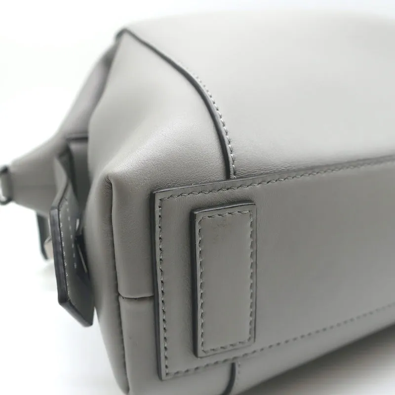 Givenchy Small Antigona Soft Bag Pearl Grey Leather Crossbody