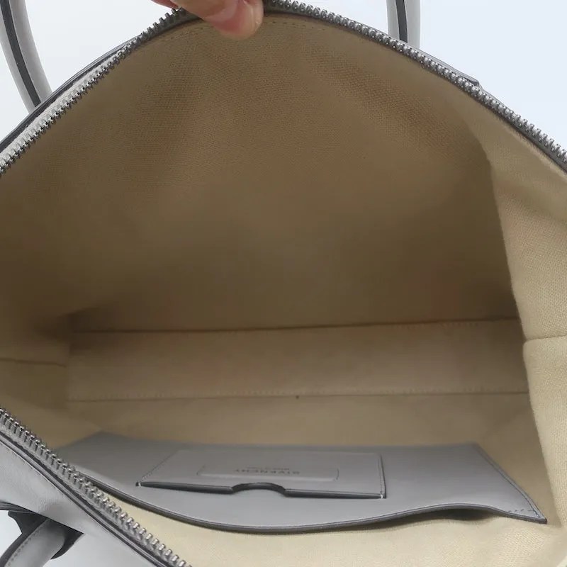 Givenchy Small Antigona Soft Bag Pearl Grey Leather Crossbody