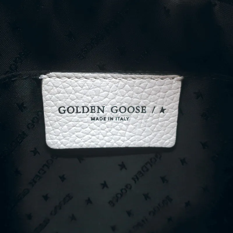 Golden Goose Star Crossbody Bag Cream/Pink Hammered Leather