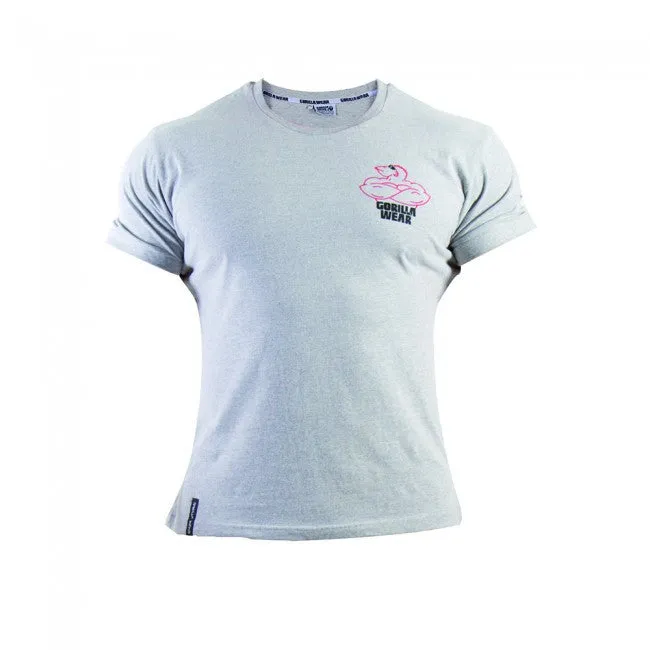 Gorilla Wear - Classic Logo Tee New Style-Gray