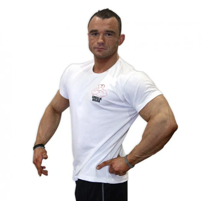 Gorilla Wear - Classic Logo Tee New Style-White