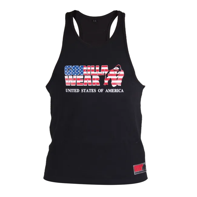 Gorilla Wear - USA Tank Top - Black