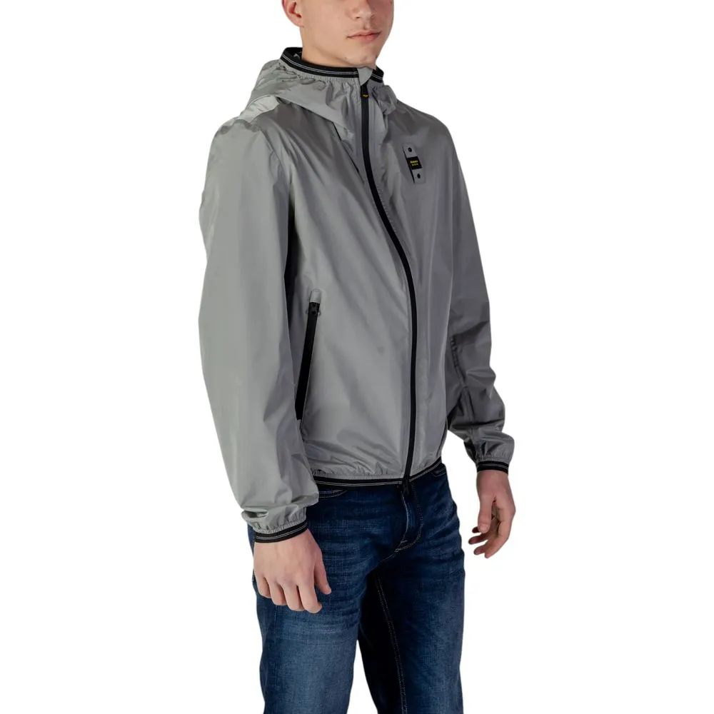 Gray Polyamide Jacket