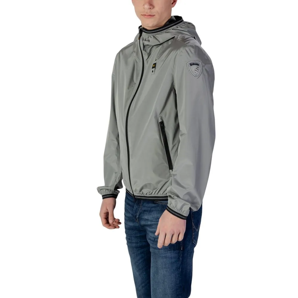 Gray Polyamide Jacket