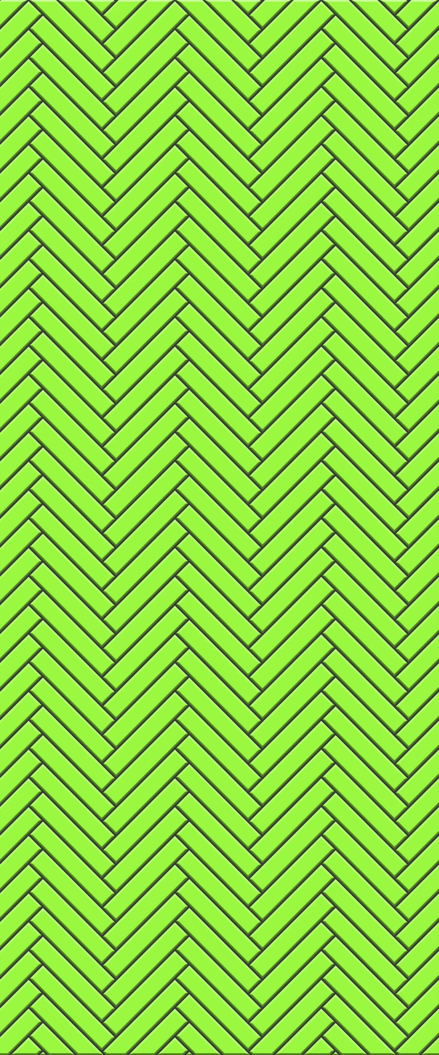 Green Double Herringbone Tile Acrylic Shower Wall Panel 2440mm x 1220mm (3mm Thick)
