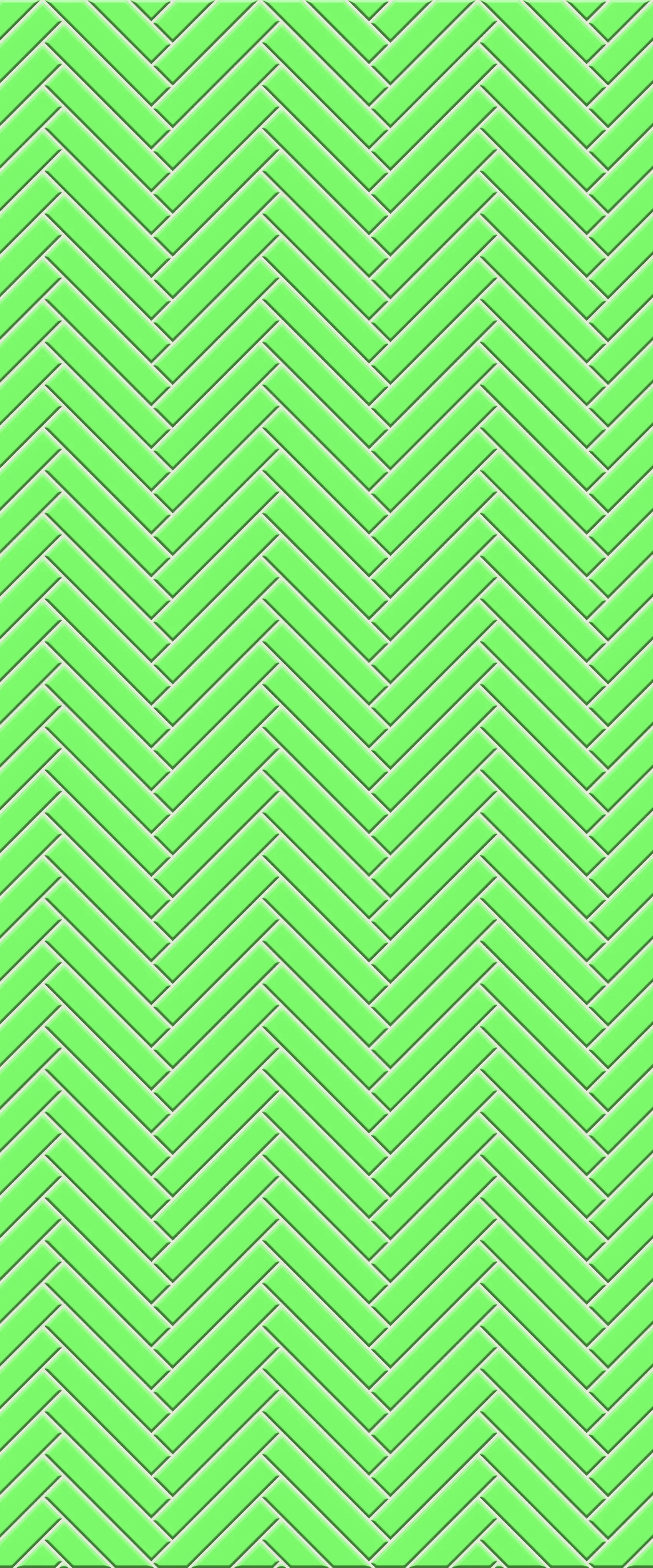 Green Double Herringbone Tile Acrylic Shower Wall Panel 2440mm x 1220mm (3mm Thick)