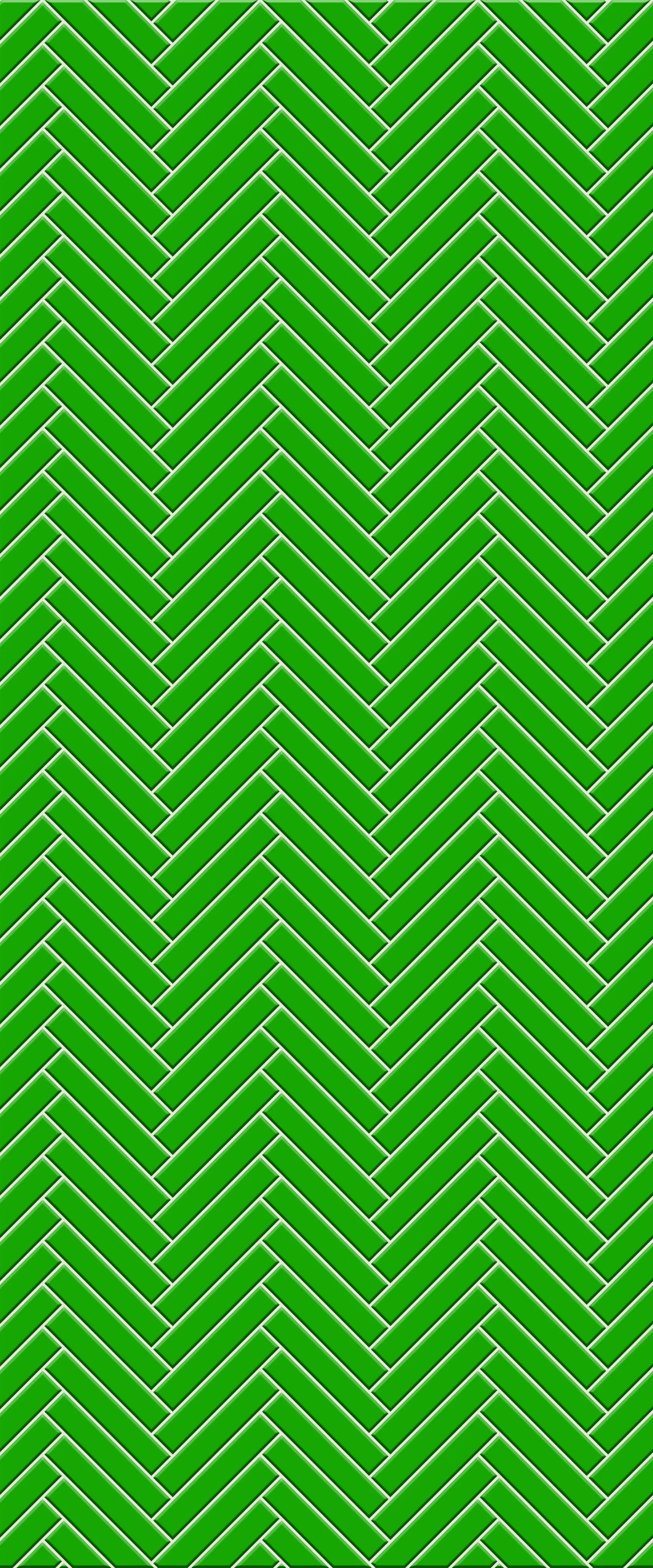 Green Double Herringbone Tile Acrylic Shower Wall Panel 2440mm x 1220mm (3mm Thick)