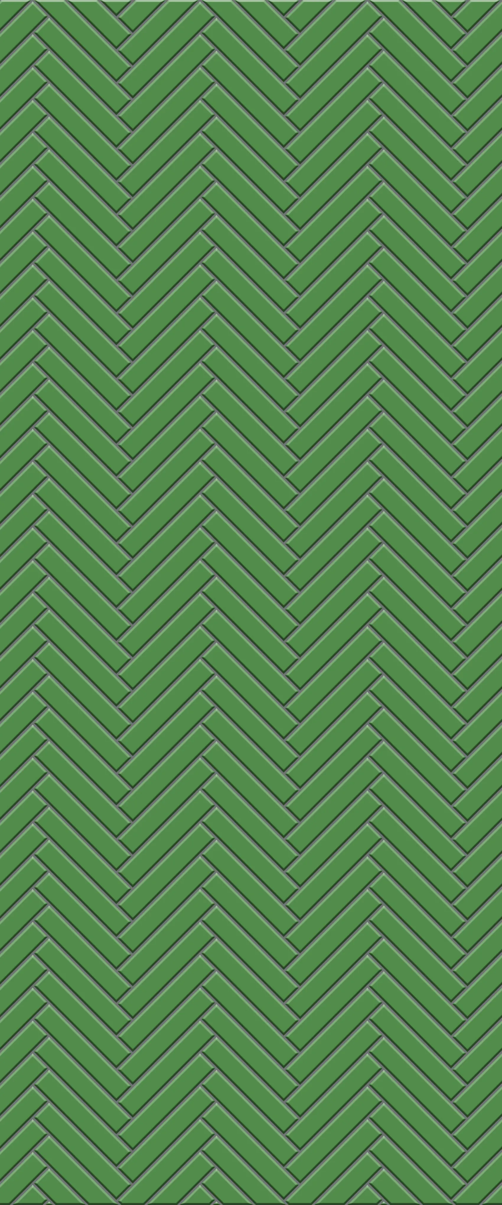 Green Double Herringbone Tile Acrylic Shower Wall Panel 2440mm x 1220mm (3mm Thick)