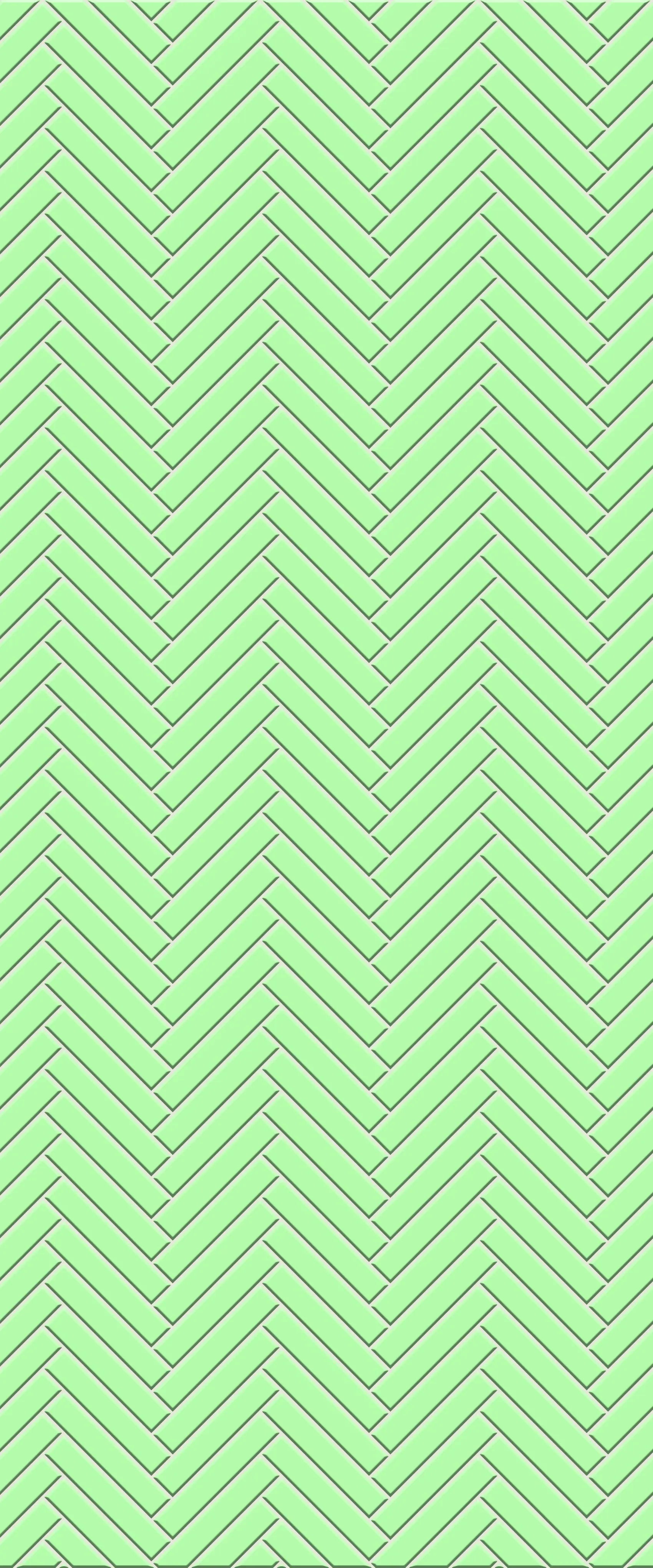 Green Double Herringbone Tile Acrylic Shower Wall Panel 2440mm x 1220mm (3mm Thick)