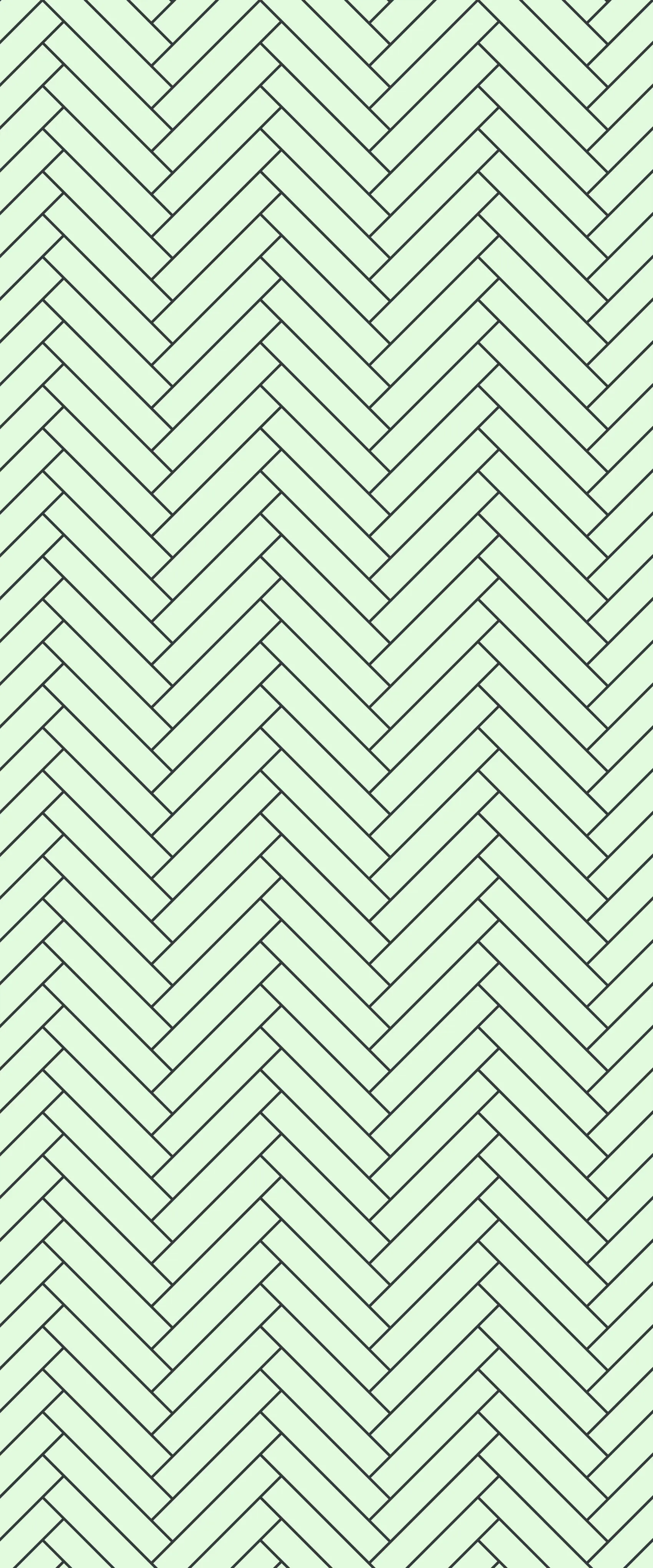 Green Double Herringbone Tile Acrylic Shower Wall Panel 2440mm x 1220mm (3mm Thick)