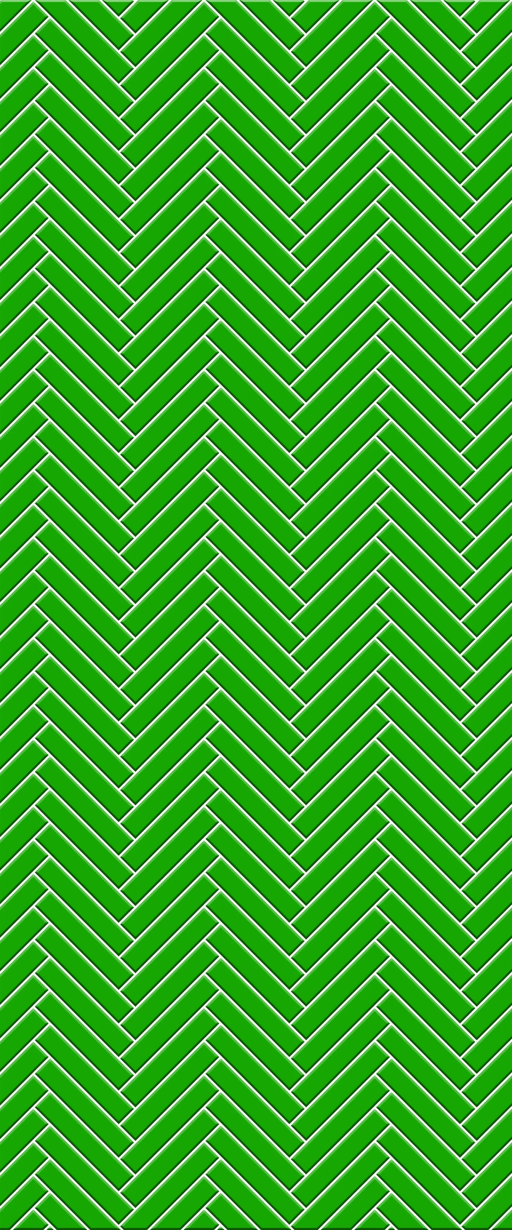 Green Double Herringbone Tile Acrylic Shower Wall Panel 2440mm x 1220mm (3mm Thick)