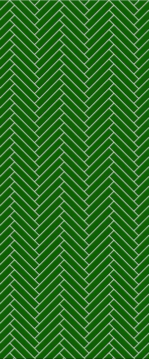 Green Double Herringbone Tile Acrylic Shower Wall Panel 2440mm x 1220mm (3mm Thick)