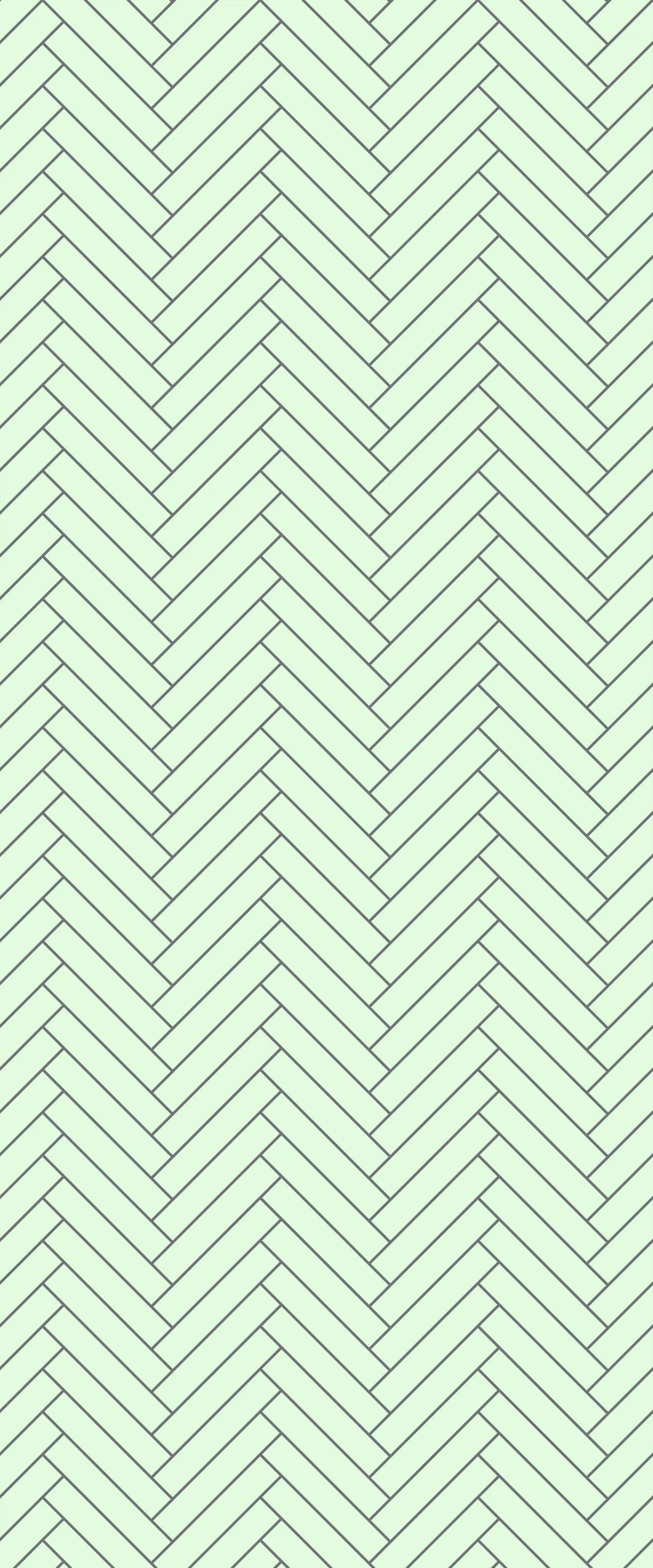 Green Double Herringbone Tile Acrylic Shower Wall Panel 2440mm x 1220mm (3mm Thick)