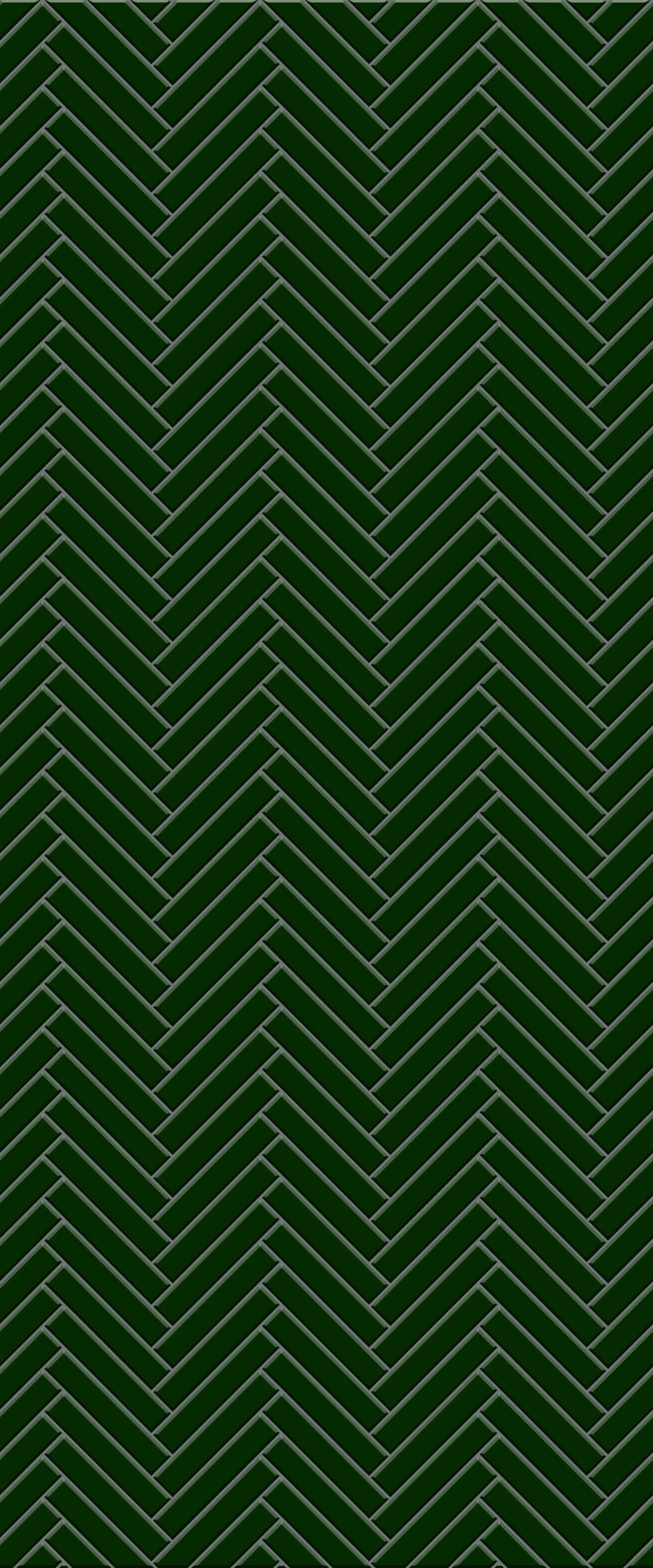 Green Double Herringbone Tile Acrylic Shower Wall Panel 2440mm x 1220mm (3mm Thick)