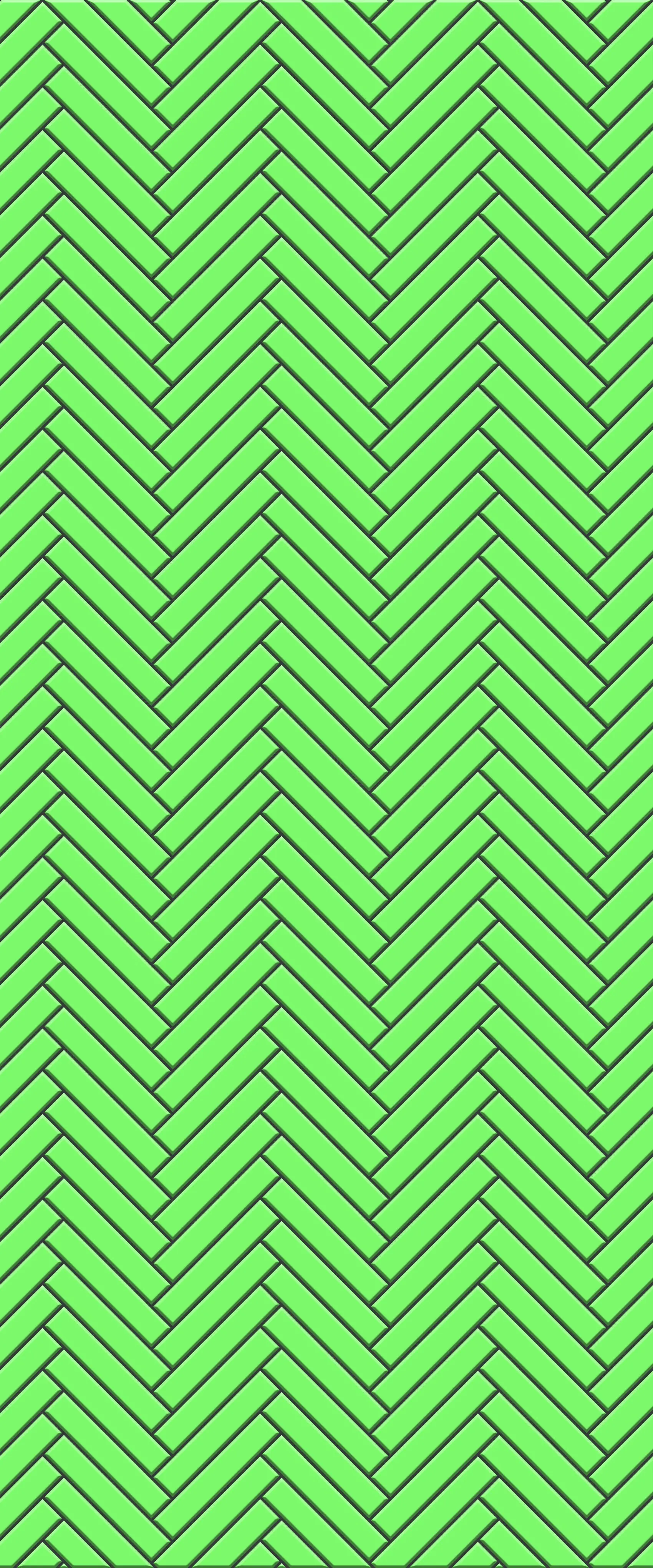 Green Double Herringbone Tile Acrylic Shower Wall Panel 2440mm x 1220mm (3mm Thick)