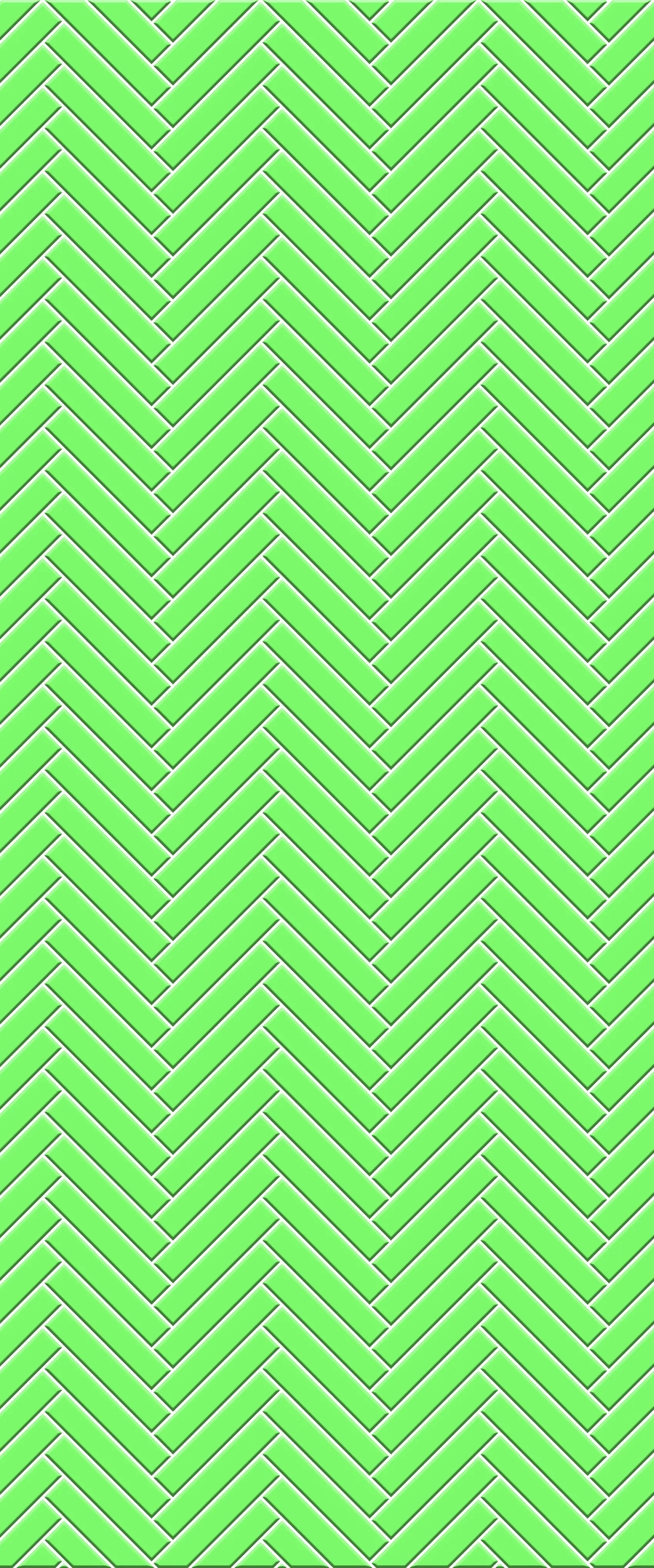 Green Double Herringbone Tile Acrylic Shower Wall Panel 2440mm x 1220mm (3mm Thick)