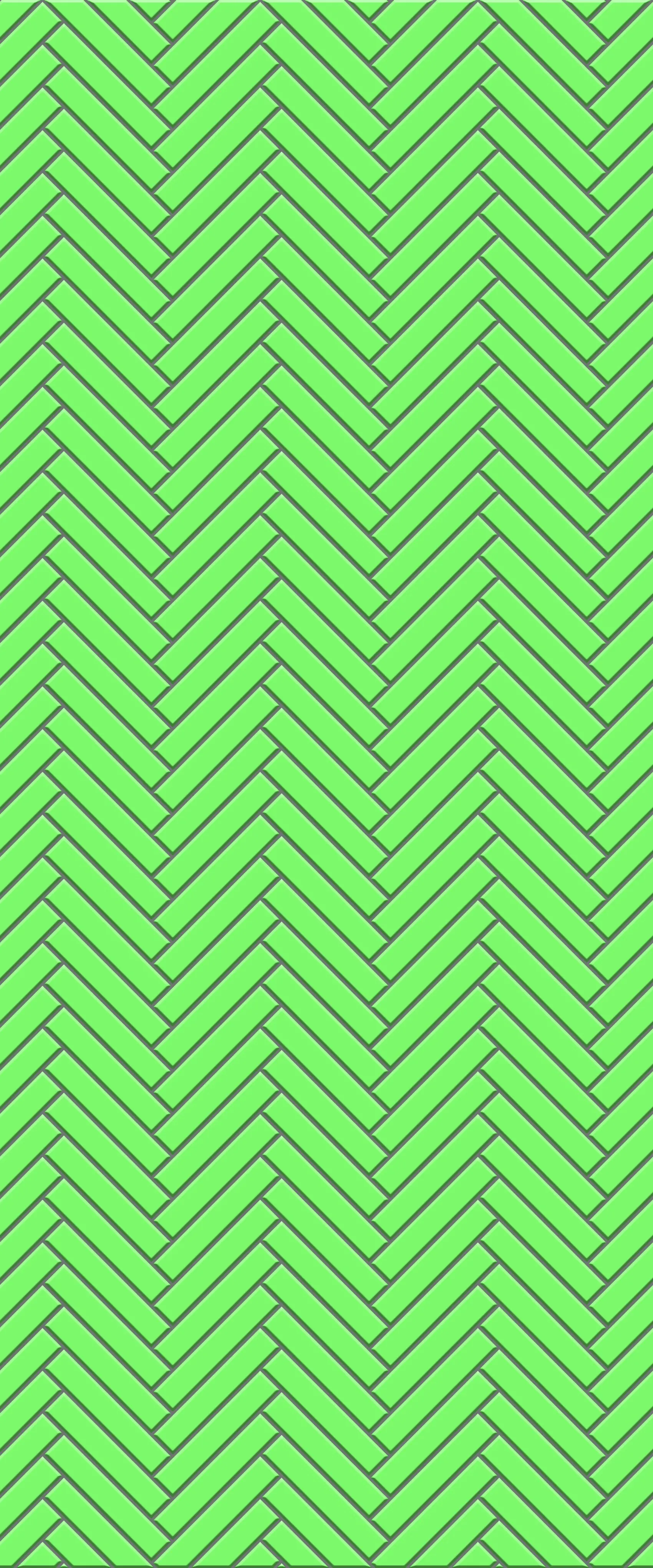 Green Double Herringbone Tile Acrylic Shower Wall Panel 2440mm x 1220mm (3mm Thick)