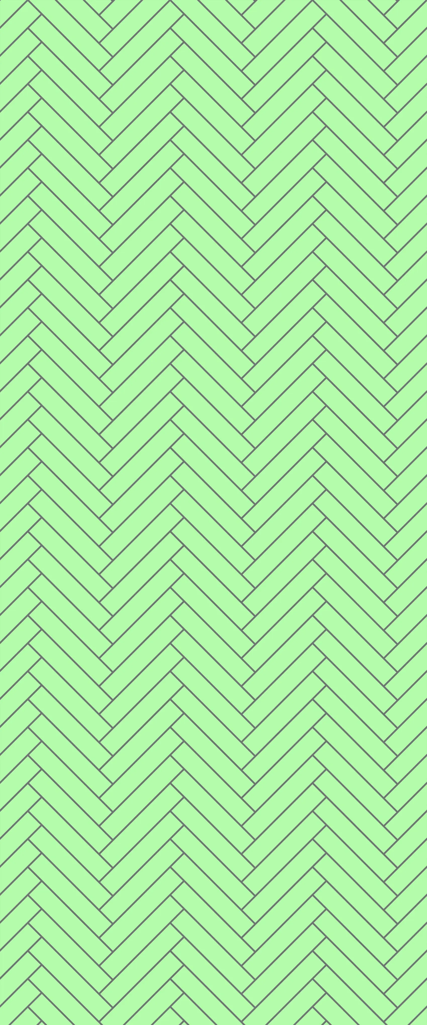 Green Double Herringbone Tile Acrylic Shower Wall Panel 2440mm x 1220mm (3mm Thick)
