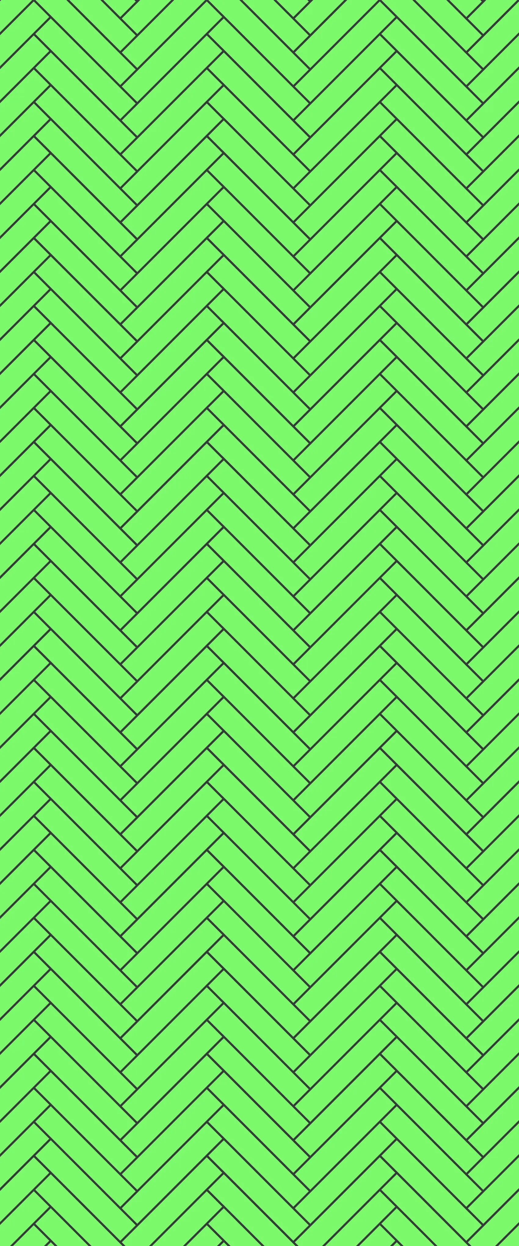 Green Double Herringbone Tile Acrylic Shower Wall Panel 2440mm x 1220mm (3mm Thick)