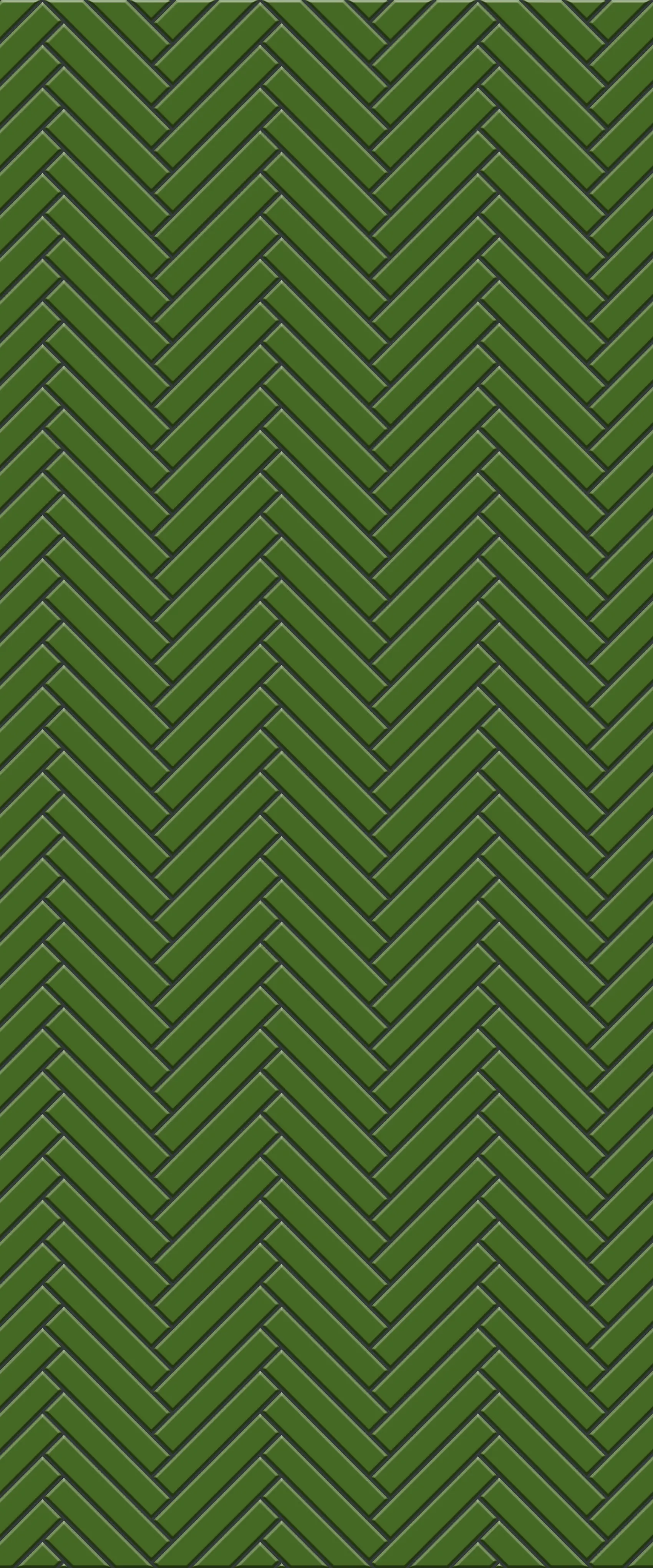 Green Double Herringbone Tile Acrylic Shower Wall Panel 2440mm x 1220mm (3mm Thick)