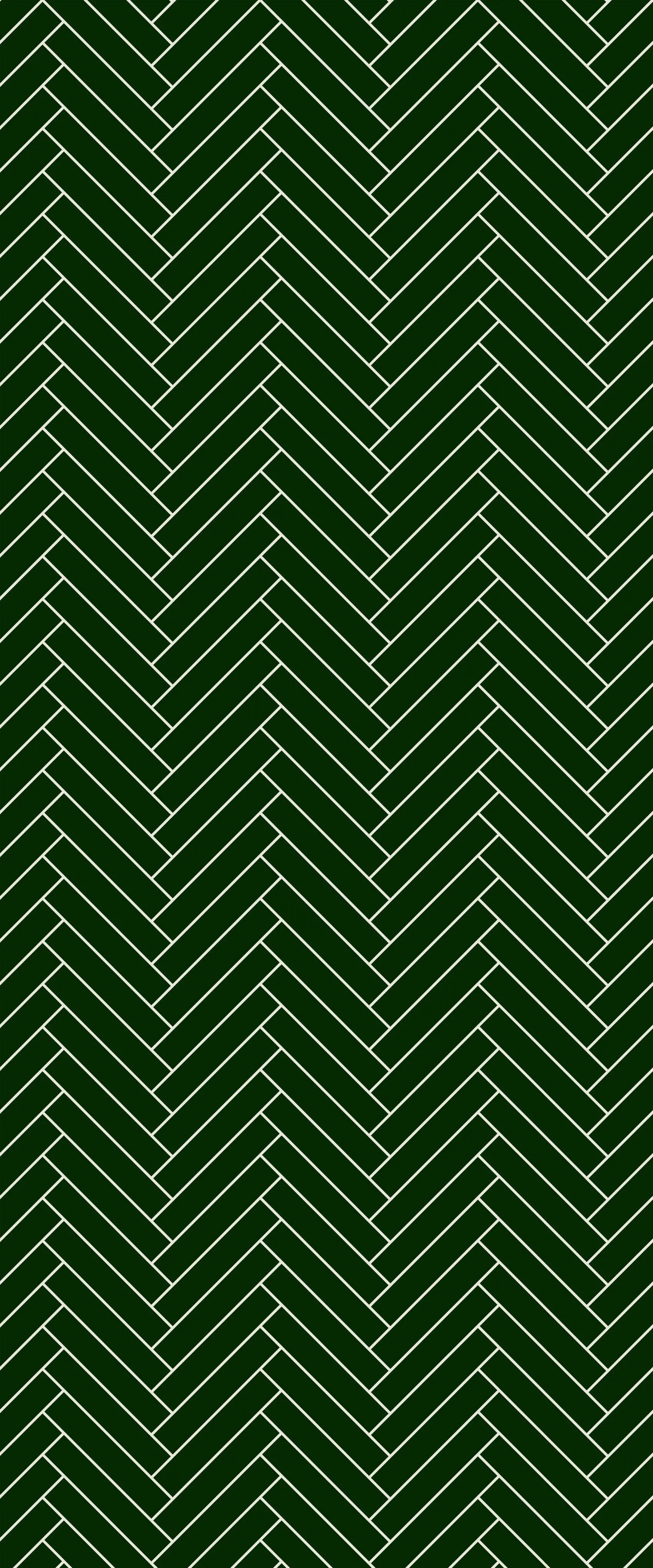 Green Double Herringbone Tile Acrylic Shower Wall Panel 2440mm x 1220mm (3mm Thick)