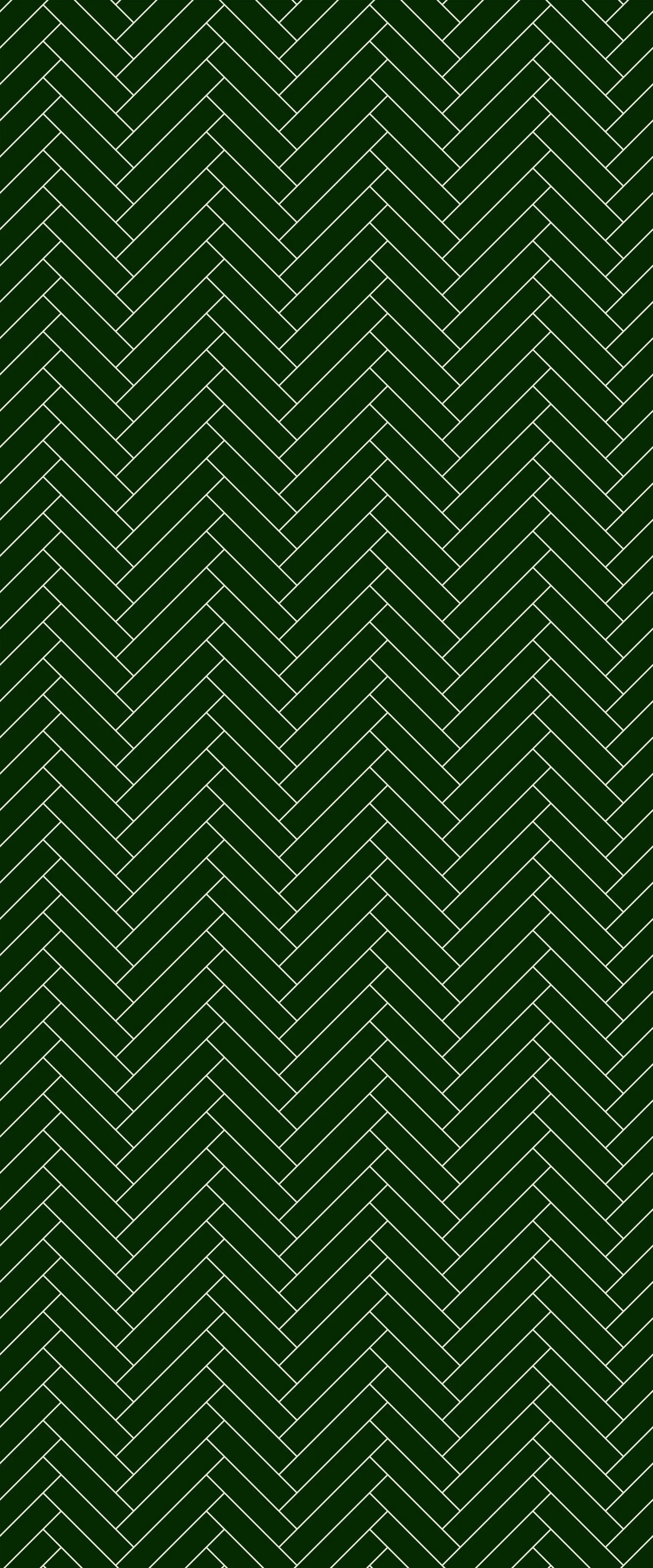 Green Single Herringbone Tile Acrylic Shower Wall Panel 2440mm x 1220mm (3mm Thick)