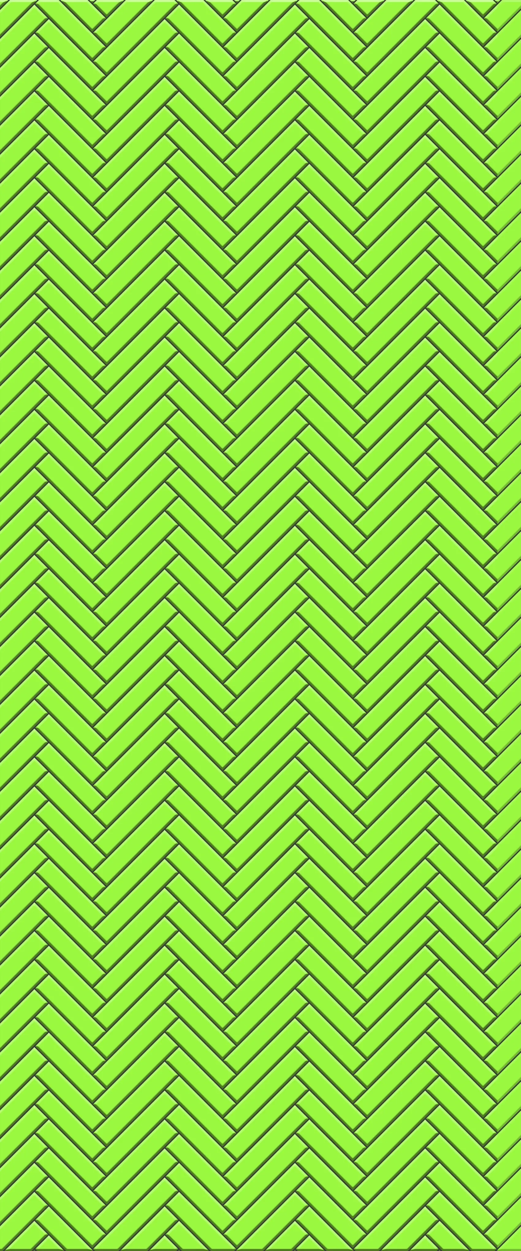 Green Single Herringbone Tile Acrylic Shower Wall Panel 2440mm x 1220mm (3mm Thick)